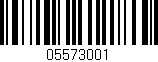 Código de barras (EAN, GTIN, SKU, ISBN): '05573001'