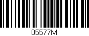 Código de barras (EAN, GTIN, SKU, ISBN): '05577M'