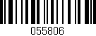Código de barras (EAN, GTIN, SKU, ISBN): '055806'