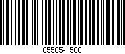 Código de barras (EAN, GTIN, SKU, ISBN): '05585-1500'