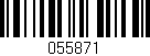 Código de barras (EAN, GTIN, SKU, ISBN): '055871'