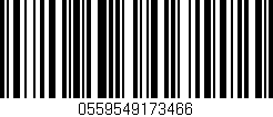 Código de barras (EAN, GTIN, SKU, ISBN): '0559549173466'