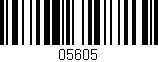 Código de barras (EAN, GTIN, SKU, ISBN): '05605'