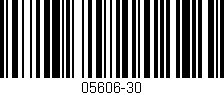 Código de barras (EAN, GTIN, SKU, ISBN): '05606-30'