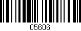 Código de barras (EAN, GTIN, SKU, ISBN): '05606'