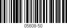 Código de barras (EAN, GTIN, SKU, ISBN): '05608-50'