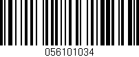 Código de barras (EAN, GTIN, SKU, ISBN): '056101034'