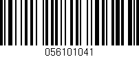 Código de barras (EAN, GTIN, SKU, ISBN): '056101041'