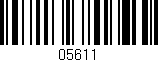 Código de barras (EAN, GTIN, SKU, ISBN): '05611'