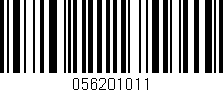 Código de barras (EAN, GTIN, SKU, ISBN): '056201011'