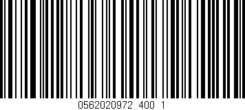 Código de barras (EAN, GTIN, SKU, ISBN): '0562020972_400_1'