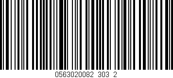 Código de barras (EAN, GTIN, SKU, ISBN): '0563020082_303_2'
