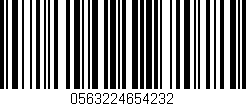 Código de barras (EAN, GTIN, SKU, ISBN): '0563224654232'