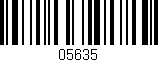 Código de barras (EAN, GTIN, SKU, ISBN): '05635'