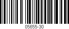 Código de barras (EAN, GTIN, SKU, ISBN): '05655-30'