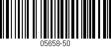 Código de barras (EAN, GTIN, SKU, ISBN): '05658-50'