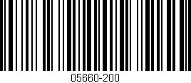 Código de barras (EAN, GTIN, SKU, ISBN): '05660-200'