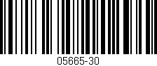 Código de barras (EAN, GTIN, SKU, ISBN): '05665-30'