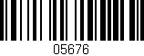 Código de barras (EAN, GTIN, SKU, ISBN): '05676'