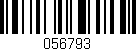 Código de barras (EAN, GTIN, SKU, ISBN): '056793'