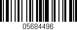 Código de barras (EAN, GTIN, SKU, ISBN): '05684496'