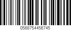 Código de barras (EAN, GTIN, SKU, ISBN): '0568754456745'