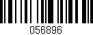 Código de barras (EAN, GTIN, SKU, ISBN): '056896'