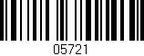 Código de barras (EAN, GTIN, SKU, ISBN): '05721'