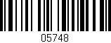Código de barras (EAN, GTIN, SKU, ISBN): '05748'