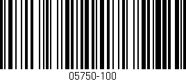 Código de barras (EAN, GTIN, SKU, ISBN): '05750-100'