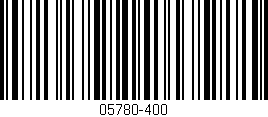 Código de barras (EAN, GTIN, SKU, ISBN): '05780-400'