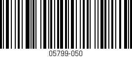 Código de barras (EAN, GTIN, SKU, ISBN): '05799-050'