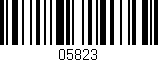 Código de barras (EAN, GTIN, SKU, ISBN): '05823'