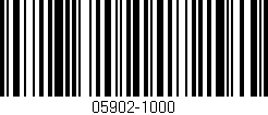 Código de barras (EAN, GTIN, SKU, ISBN): '05902-1000'