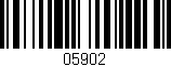 Código de barras (EAN, GTIN, SKU, ISBN): '05902'