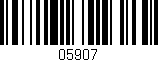 Código de barras (EAN, GTIN, SKU, ISBN): '05907'