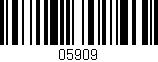 Código de barras (EAN, GTIN, SKU, ISBN): '05909'