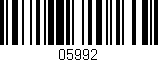 Código de barras (EAN, GTIN, SKU, ISBN): '05992'
