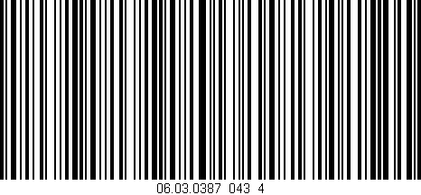 Código de barras (EAN, GTIN, SKU, ISBN): '06.03.0387_043_4'