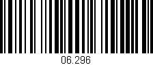 Código de barras (EAN, GTIN, SKU, ISBN): '06.296'