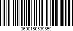 Código de barras (EAN, GTIN, SKU, ISBN): '0600158569659'