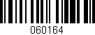 Código de barras (EAN, GTIN, SKU, ISBN): '060164'