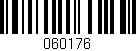 Código de barras (EAN, GTIN, SKU, ISBN): '060176'