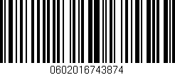 Código de barras (EAN, GTIN, SKU, ISBN): '0602016743874'