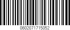 Código de barras (EAN, GTIN, SKU, ISBN): '0602071715052'