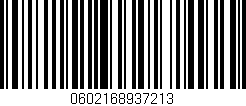 Código de barras (EAN, GTIN, SKU, ISBN): '0602168937213'