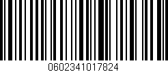 Código de barras (EAN, GTIN, SKU, ISBN): '0602341017824'