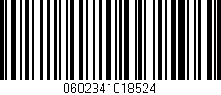 Código de barras (EAN, GTIN, SKU, ISBN): '0602341018524'