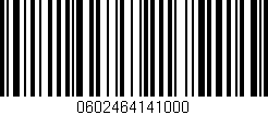Código de barras (EAN, GTIN, SKU, ISBN): '0602464141000'