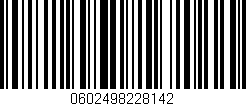 Código de barras (EAN, GTIN, SKU, ISBN): '0602498228142'